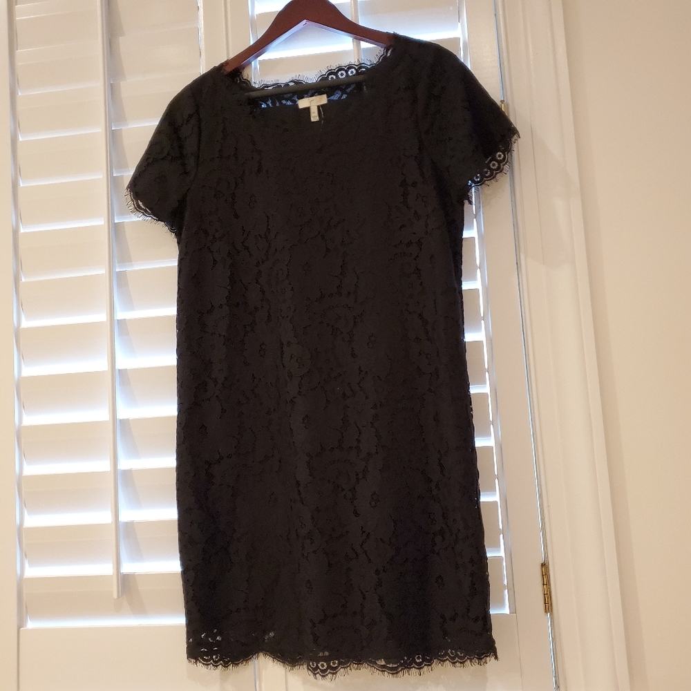 NWOT Joie black lace dress